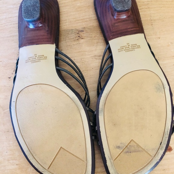 Bandolino Sandals ~ Brass tones, Women’s size 10 - Picture 4 of 5